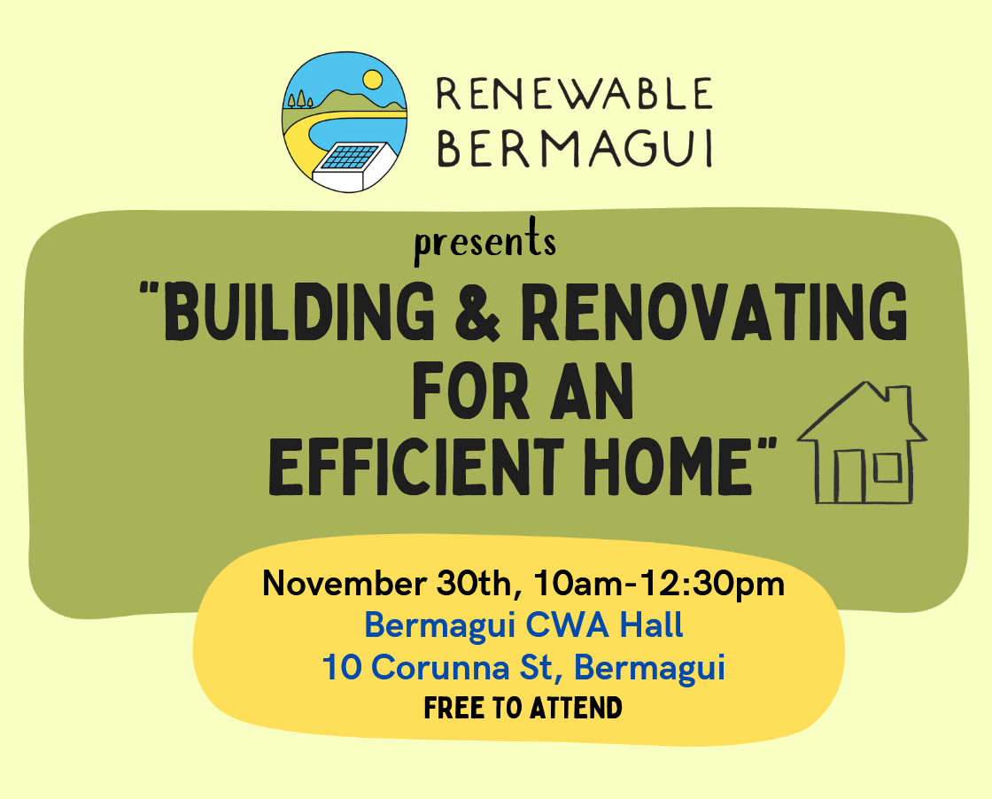 "Building and Renovating for an Efficient Home workshop banner"